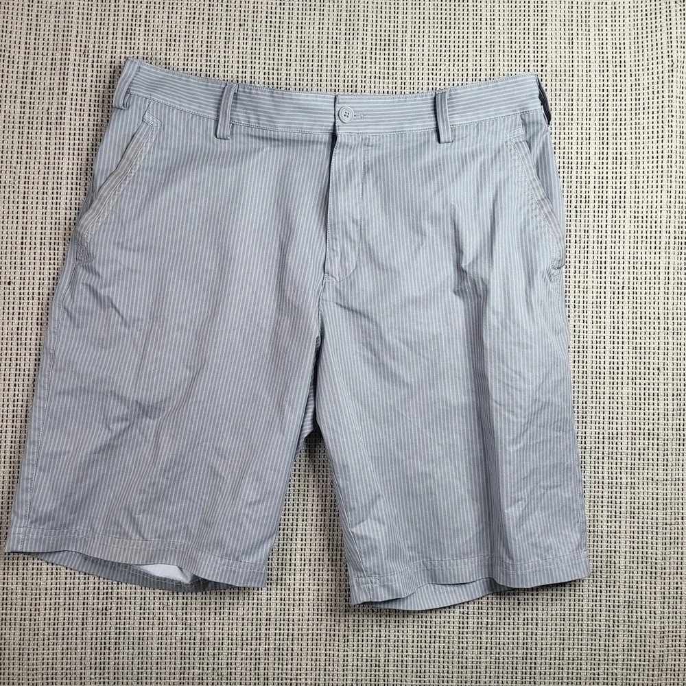 Adidas Shorts Mens 34 Golf Performance Lightweight Summer Active Athletic Stripe